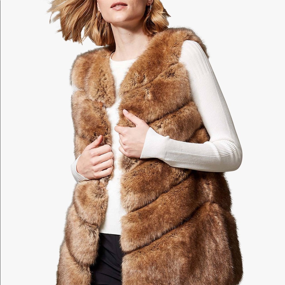 Faux Fur Gilet from Karen Millen